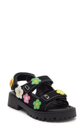 Marc Jacobs Crocheted Daisy Platform Sandal in Black Multi at Nordstrom Rack, Size 11Us / 41Eu
