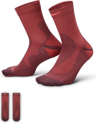Nike Unisex Run Lightweight Running Micro-Crew Socks (1 Pair) in Purple | IB6114-502