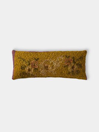 By Walid 18th-Century Needlepoint Wool, Silk and Linen Cushion (19.5in/50cm)