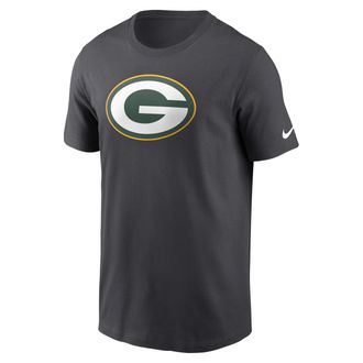 Nike Green Bay Packers Logo Essential Nike Mens NFL T-Shirt in Grey | N19906F7T-UXR