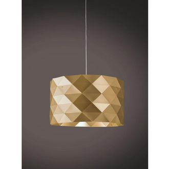 Linea Zero Suspensi&oacute;n 5 Luces New Gold En Metal Cromado Cm. 40x25h