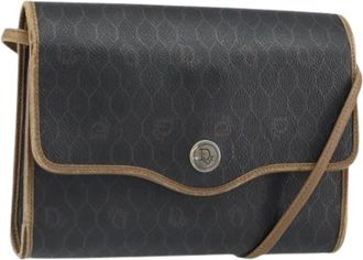 Dior Pre-owned Cross Body Bags, female, Black, Size: ONE SIZE Pre-owned Vintage Plastic Shoulder Bag