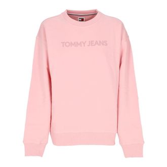 Tommy Hilfiger Lichtgewicht Crewneck Sweatshirt Ballet Pink - Dames - Sweatshirts - Roze - XS - Katoen - Hoodies & sweatvesten