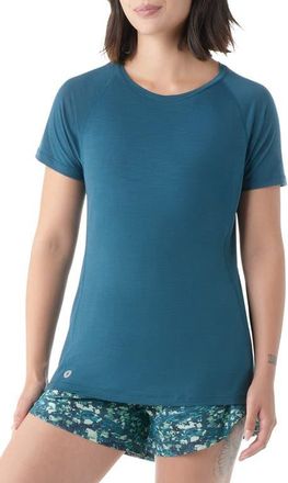 Smartwool Active Ultralite T-Shirt in Twilight Blue at Nordstrom, Size X-Large
