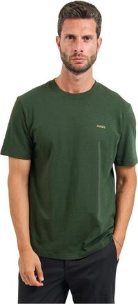 HUGO BOSS Hombre, Camisetas, Verde, Talla: XL