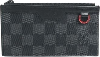 Louis Vuitton Pre-owned Damier Graphite Coin Case - unisex - Vintage Accessoires - Zwart - ONE Size - Vintage