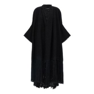 Dolce & Gabbana Capa de boucl&eacute; - Jackets - Mujer - Negro - M