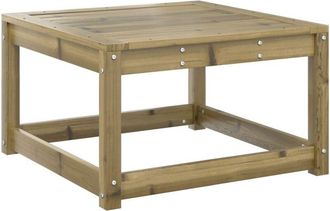 vidaXL Taburete de jardín madera de pino impregnada Vidaxl