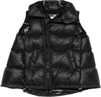 sacai Gilet imbottito a collo alto - Nero