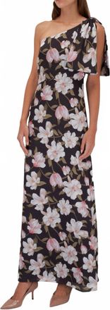 Sachin & Babi Chelsea Gown In Ebony Garden Black