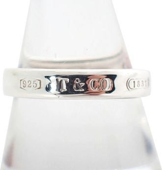 Tiffany & Co. Sterling Silver 925 Band Ring (Pre-Owned)