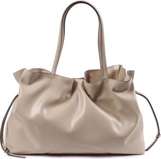Tory Burch Tory Burch, Tote Bags, female, Beige, Size: ONE SIZE Ella Drawstring Crossbody Bag