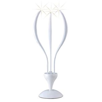 Netlighting Llamas Table Lamp 3 Light G4 Gloss White NOT LEDCFL Compatible
