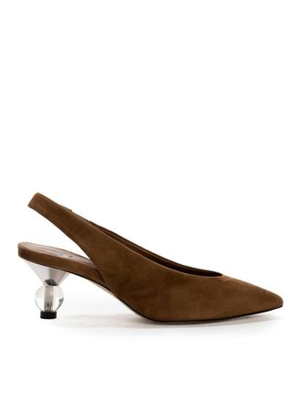 Max Mara Suede Sllingback footprint