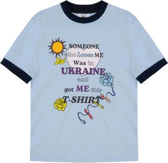 Sleeper T-shirt con stampa grafica - Blu