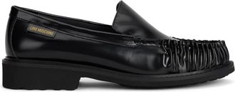 Love Moschino Leren Loafers - Dames - Loafers - Zwart - 41 EU - Leer - Schoenen