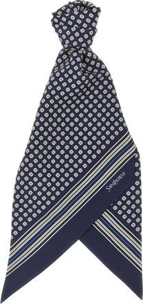 Saint Laurent Accessoires, Heren, Veelkleurig, ONE Size, Lavalli&egrave;re Sjaal