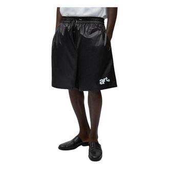 Arte Long Shorts, male, Black, Size: L Big Logo Shorts