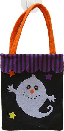Generic Halloween Candy Bag | Halloween Treat Bag, Reusable Non-Woven Fabric for Storage of Sweets and Snacks Childrens Classroom Shopping Decoration Events, 