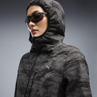 Puma Giacca isolante Run Brightstride Printed PrimaLoft da donna, Abbigliamento, Nero, XXL