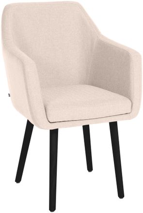 Clp Silla De Sal&oacute;n Utrecht En Tela Beige Negro