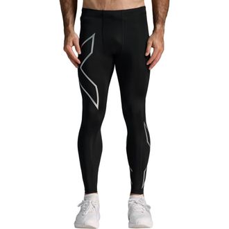 2XU Core Compression Tights in Black/silver at Nordstrom, Size Xxx-Large