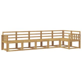 vidaXL Conjunto De Sof&aacute;s De Exterior 6 Pcs Blanco Vidaxl
