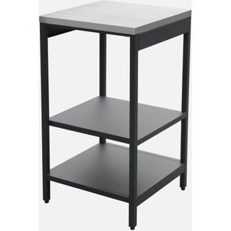 Sweeek Cocina De Exterior De Acero Con 2 Estantes, 49cm