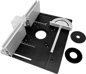 OEM 3 Piezas De Placa De Inserci&oacute;n De Mesa De Enrutador De Aleaci&oacute;n De Aluminio Para Fresadora De Madera, Tablero Abatible, M&aacute;quina De Recorte, Herramient