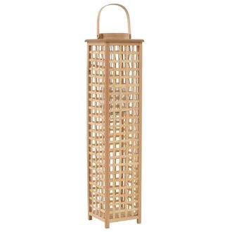 vidaXL Portavelas Colgante Bamb&uacute; Natural Vidaxl
