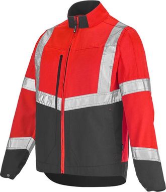 Lafont Chaqueta Lutea Pi Rojo Fluorescente / Gris Carb&oacute;n 2xl