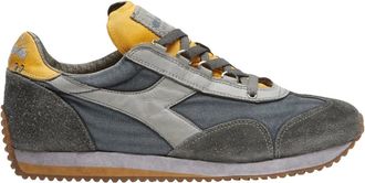 Diadora Equipe H Dirty Stone Wash Evo - Heren - Sneakers - Blauw - 44 EU - Leer - Schoenen