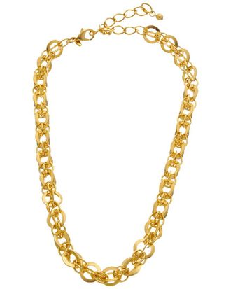 Kenneth Jay Lane 22K Plated Link Necklace