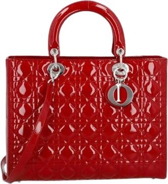 Dior Pre-owned Grosse Lady Dior - - Pre-owned - Donna - Rosso - ONE SIZE