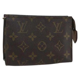 Louis Vuitton Pre-owned Clutches, female, Brown, Size: ONE SIZE Pre-owned Canvas Clutch