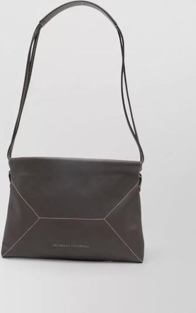 Brunello Cucinelli leather shoulder bag