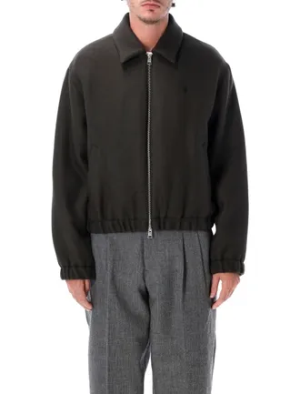 Ami Black Adc Boxy Denim Jacket
