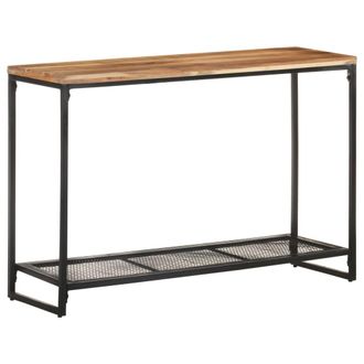 vidaXL Mesa Consola De Madera Maciza De Acacia 110x35x75 Cm Vidaxl
