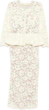 Self Portrait Dames, Jurken, Beige, Maat: 2XS