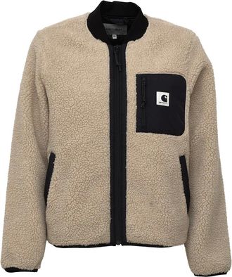 Carhartt Work in Progress Fitness, Dames, Beige, XS, Nylon, Janet Liner Sherpa Fleece Jas