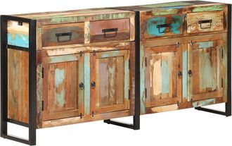 vidaXL Vidaxl - Aparador De Madera Maciza Reciclada 172x35x80 Cm