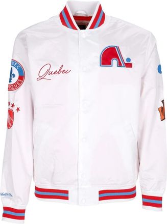 Mitchell & Ness Bomber Jassen - Heren - Bomber jackets - Wit - XL - Jassen