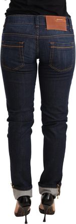 Acht Washed Cotton Low Waist Skinny Women Trouser Womens Jeans