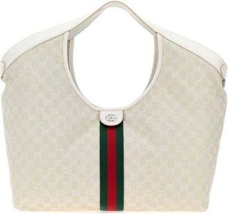 Gucci Gg Fabric Large Gucci Giglio Shopping Bag Sandycreagrwhvrv Borse A Mano