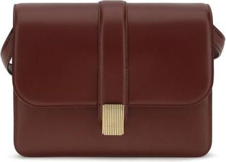 Khaite Bordeaux Calf Leather Bos Taurus Shoulder Womens Bag