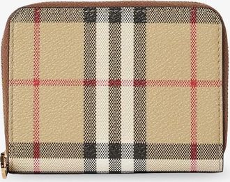 Burberry Portafoglio in tela spalmata con motivo Check - BURBERRY - gender_Woman