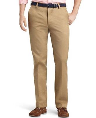 Izod Mens American Chino Pleated Pant, Khaki, 38W x 34L from $59.68 ... image.