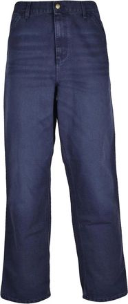Carhartt Work in Progress Relaxed-Fit Trousers in Recycled Cotton with Multi-Pocket Design