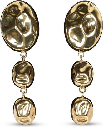 Federica Tosi Hangende Oorbellen - Dames - Oorbellen - Grijs - ONE Size - Accessoires