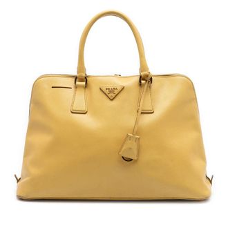 Prada Pre-owned Prada Large Saffiano Lux Promenade Satchel Ladies IB6D4VG2AYOBLT46